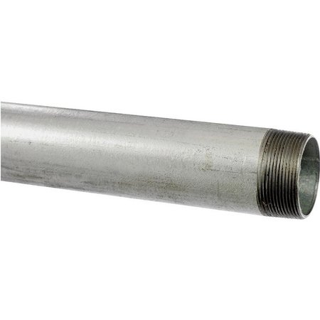 KLOECKNER METALS Pipe, 1 in, 10 ft L, Threaded GALV-1